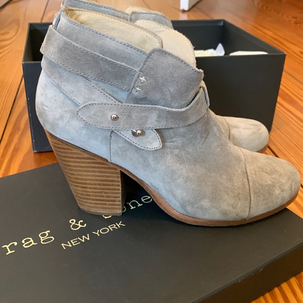 Rag and Bone “Harrow” Suede Ankle Bootie